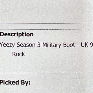 カニエウェスト着用 YEEZY SEASON 3 ミリタリー ブーツ