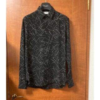 サンローラン(Saint Laurent)のサンローラン　シルク　シャツ　希少　ジャケット　デニム(シャツ)