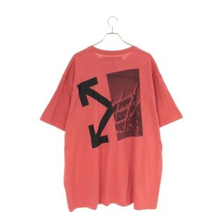 オフホワイト(OFF-WHITE)のオフホワイト バックスプリットアロープリントTシャツ L(Tシャツ/カットソー(半袖/袖なし))