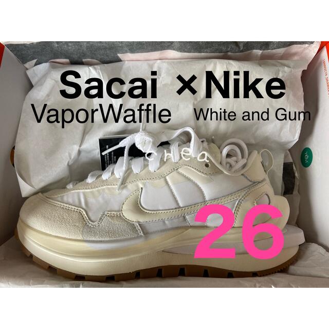 Sacai × Nike Vapor Waffle ヴェイパーワッフル　ホワイト