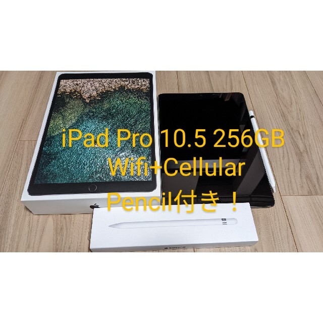 iPad Pro 10.5 256GB pencil cellular