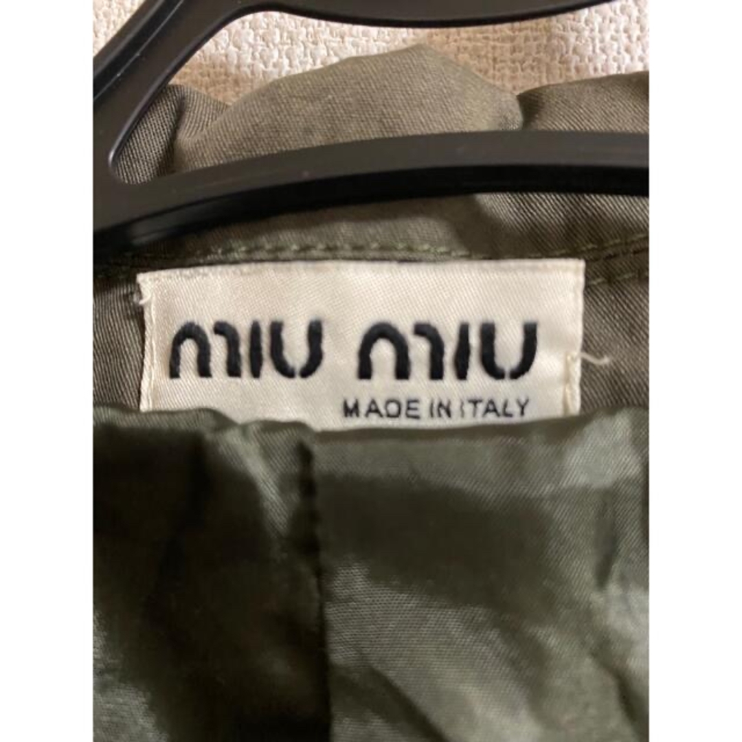 miumiu(ミュウミュウ)のミュウミュウmiumiu トレンチコート　 レディースのジャケット/アウター(トレンチコート)の商品写真