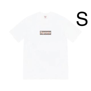 シュプリーム(Supreme)のSupreme Burberry Box Logo Tee White S(Tシャツ/カットソー(半袖/袖なし))