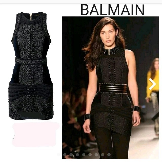 BALMAIN×H&M　Black Velvet Dress  ★未使用