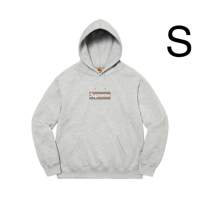 全国総量無料で Supreme Supreme Burberry Box Logo Hooded S Small パーカー 