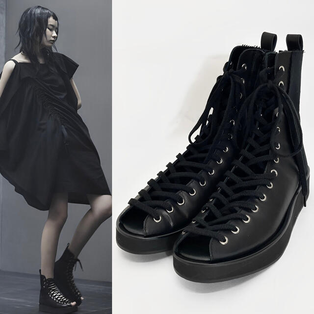 大人気 LIMI feu リミフゥSteer LIMI 21SS Boots Steer Leather Hole