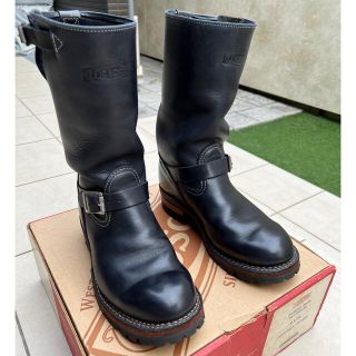 ウエスコ(Wesco)のWESCO BOSS ウエスコ ボス 8.5 希少 ネイビー 紺 美品(ブーツ)