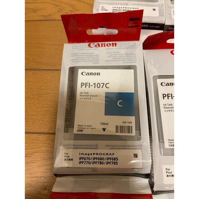 Canonの純正インク PFI-107 Canonの純正インク PFI-107