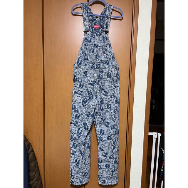 supreme 2017AW 100 Dollar Bill Overalls