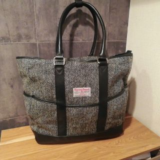 ハリスツイード(Harris Tweed)のHARRIS TWEEDトートバッグ ハリスツイード (グレー)(トートバッグ)