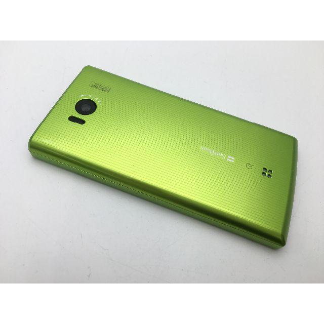 SHARP(シャープ)のsoftbank AQUOS PHONE 103SH グリーン◆美品◆367 スマホ/家電/カメラのスマートフォン/携帯電話(スマートフォン本体)の商品写真