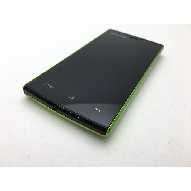 SHARP(シャープ)のsoftbank AQUOS PHONE 103SH グリーン◆美品◆367 スマホ/家電/カメラのスマートフォン/携帯電話(スマートフォン本体)の商品写真