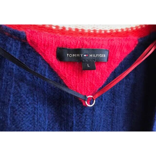 TOMMY HILFIGER(トミーヒルフィガー)の TOMMY HILFIGER Ｖネックニットベスト  レディースのトップス(ニット/セーター)の商品写真