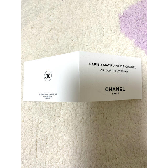 CHANEL(シャネル)のCHANEL シャネル　オイルコントロール　ティッシュ コスメ/美容のメイク道具/ケアグッズ(あぶらとり紙)の商品写真