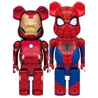 マーベル(MARVEL)の MARVEL HappyくじBE@RBRICK400% 2点セット(その他)