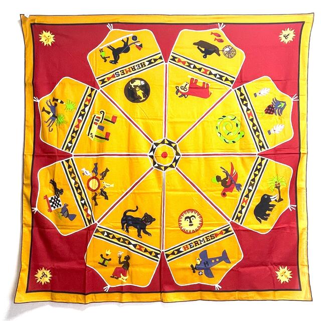 HERMES エルメス コットン ショール - マフラー/ショール