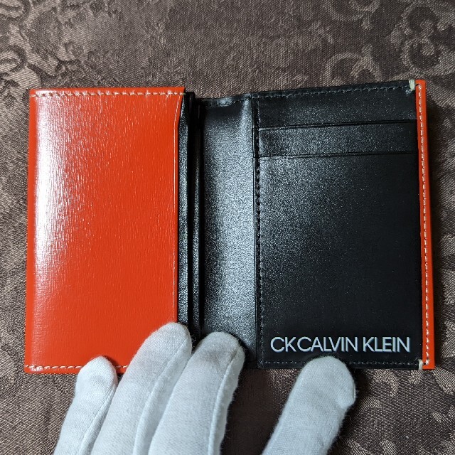 Calvin Klein(カルバンクライン)の【40%OFF】Calvin Klein 牛革 名刺入れ メンズのファッション小物(名刺入れ/定期入れ)の商品写真