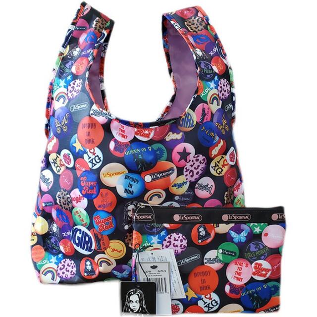 LeSportsac(レスポートサック)の新品レスポートサックLeSportsacエコバック ショッパーバック/ポーチ付き レディースのバッグ(エコバッグ)の商品写真