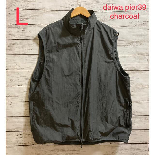 1LDK SELECT(ワンエルディーケーセレクト)のDAIWA PIER39 22SS nylon vest charcoal L メンズのトップス(ベスト)の商品写真