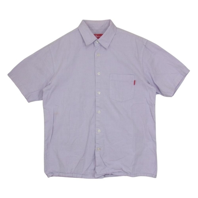 Supreme シュプリーム S/S Shirt 半袖シャツ ライトパープル