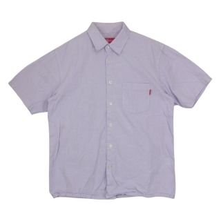 シュプリーム(Supreme)のSupreme シュプリーム S/S Shirt 半袖シャツ ライトパープル(シャツ)