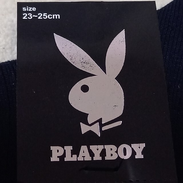 PLAYBOY(プレイボーイ)の【23-25】PLAYBOY   ハイソックス   4足セット レディースのレッグウェア(ソックス)の商品写真
