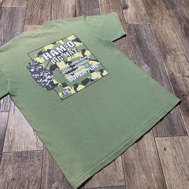 00's PIG HAM-O Pig Mat 企業 フェードT-SHIRT レディースのトップス(Tシャツ(半袖/袖なし))の商品写真