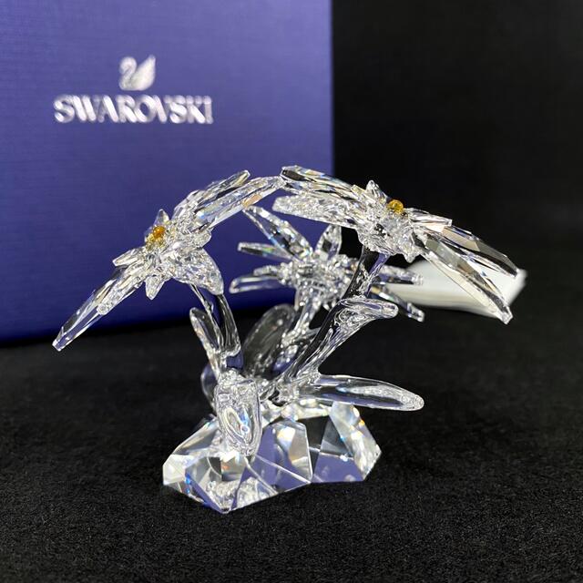 SWAROVSKI(スワロフスキー)の美品◆スワロフスキー　エーデルワイス 2020 SCS会員限定品 5493708 インテリア/住まい/日用品のインテリア小物(置物)の商品写真