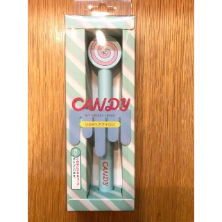 【新品・未使用】KINUJO USBミニヘアアイロン CANDY ミントグリーン(ヘアアイロン)