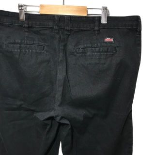 ディッキーズ(Dickies)の【オールド】ディッキーズ dickeys チノパン スリム 黒 輸入古着(ワークパンツ/カーゴパンツ)