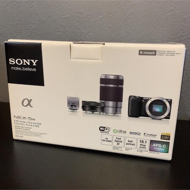 SONY(ソニー)のSONY NEX−5R NEX-5RY(S) スマホ/家電/カメラのカメラ(デジタル一眼)の商品写真