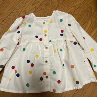 ザラ(ZARA)のZara baby ドット柄ブラウス(ブラウス)