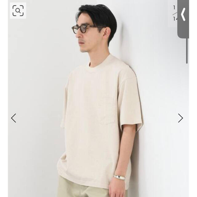 AURALEE(オーラリー)のauralee STAND-UP TEE(LINEN) 21ss メンズのトップス(Tシャツ/カットソー(半袖/袖なし))の商品写真