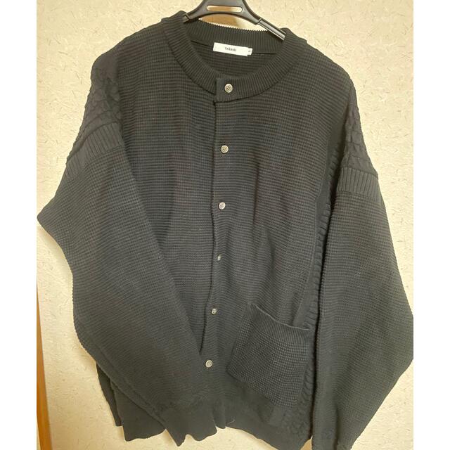 YASHIKI hyomon cardigan　黒　1トップス