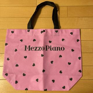 メゾピアノジュニア(mezzo piano junior)のメゾピアノ　ショップバック(トートバッグ)