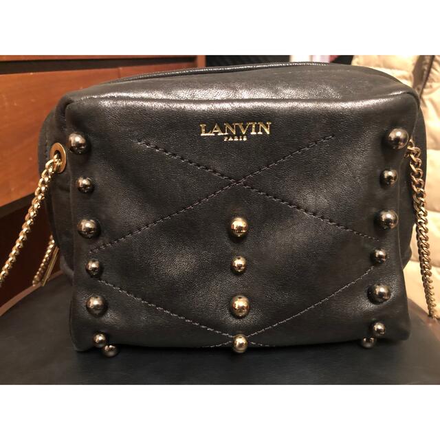 LANVIN(ランバン)のランバン　LANVIN スタッズ　ゴールドチェーンショルダーバッグ レディースのバッグ(ショルダーバッグ)の商品写真