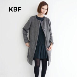 KBF ノーカラー コート