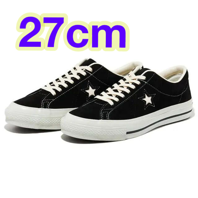 27cm CONVERSE ワンスター J VTG ブラック TimeLine - スニーカー