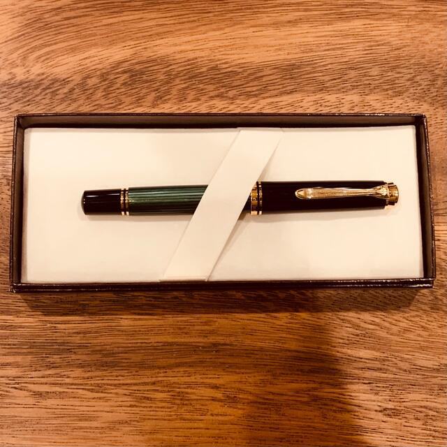 万年筆　Pelikan】スーベレーン　M800　◼︎緑縞◼︎グリーンストライプ-