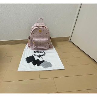 MCM - mcm リュックパウダーピンクSサイズの通販|ラクマ