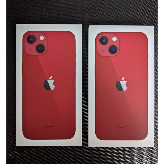 特売 iPhone - iPhone13本体 128GB レッド 2台【新品未開封