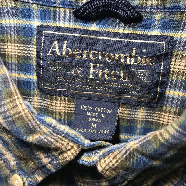 Abercrombie&Fitch(アバクロンビーアンドフィッチ)の【希少デザイン】アバクロ Abercrombie 半袖シャツ M チェック メンズのトップス(シャツ)の商品写真