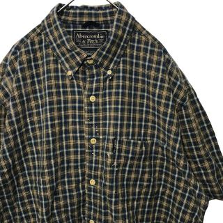 アバクロンビーアンドフィッチ(Abercrombie&Fitch)の【希少デザイン】アバクロ Abercrombie 半袖シャツ M チェック(シャツ)