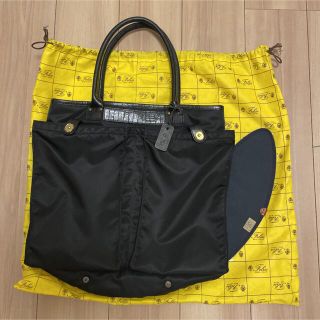 フェリージ(Felisi)の【美品】フェリージ　ヘルメットバッグ　15/55/DS ブラック(ビジネスバッグ)