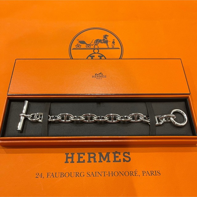 【SALE／60%OFF】 Hermes - 新品未使用 レア HERMES エルメス シェーヌダンクル TGM 12 ブレスレット