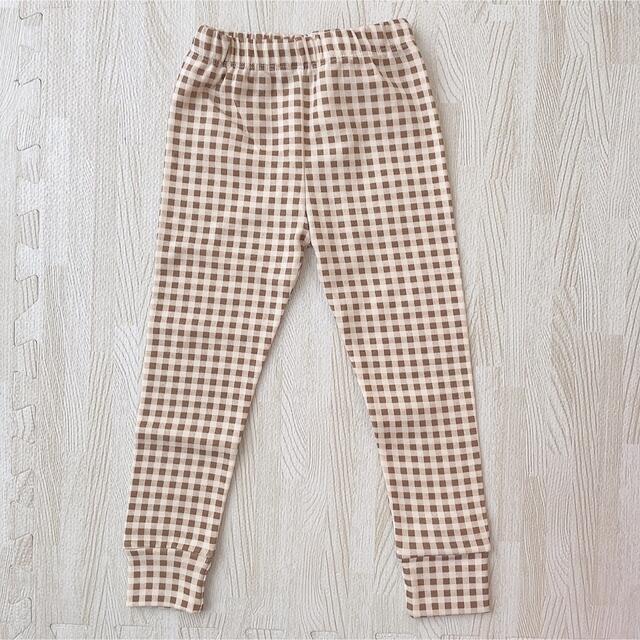 ZARA KIDS(ザラキッズ)の【近日中削除予定】韓国子供服 kokokids チェック レギンス M キッズ/ベビー/マタニティのキッズ服女の子用(90cm~)(パンツ/スパッツ)の商品写真