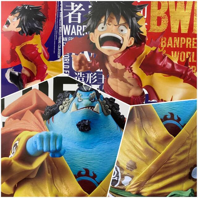 BANPRESTO(バンプレスト)のONE PIECE フィギュア ルフィ ジンベエ 2点セット エンタメ/ホビーのフィギュア(アニメ/ゲーム)の商品写真