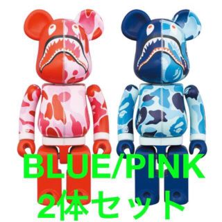 ベアブリック(BE@RBRICK)の超合金 BE@RBRICK BAPE(R) ABC CAMO SHARK  2体(その他)