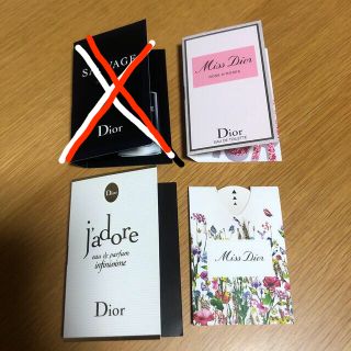 クリスチャンディオール(Christian Dior)の新品　ディオール　香水サンプル　3点セット(香水(女性用))