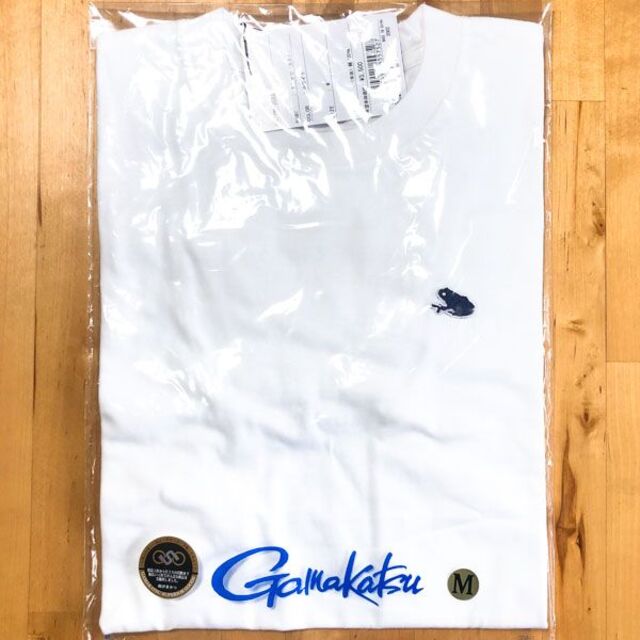 がまかつ(ガマカツ)のがまかつ Tシャツ (カエル) ホワイト M GM3568 スポーツ/アウトドアのフィッシング(ウエア)の商品写真